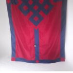 Maroon Tibetan Endless Knot Door Curtain