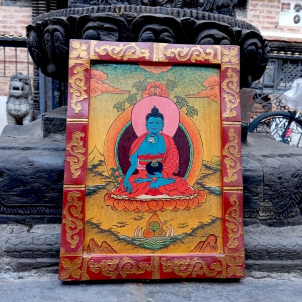 Medicine Buddha Decorated Frame