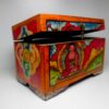 Tibetan Meditating Buddha Wooden Jewelry Box