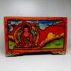 Tibetan Meditating Buddha Wooden Jewelry Box