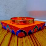 Rising Sun Copper Bracelet Rising Sun Carved Copper Bracelet