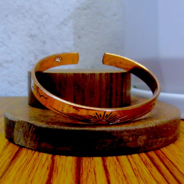 Rising Sun Copper Bracelet - Image 3
