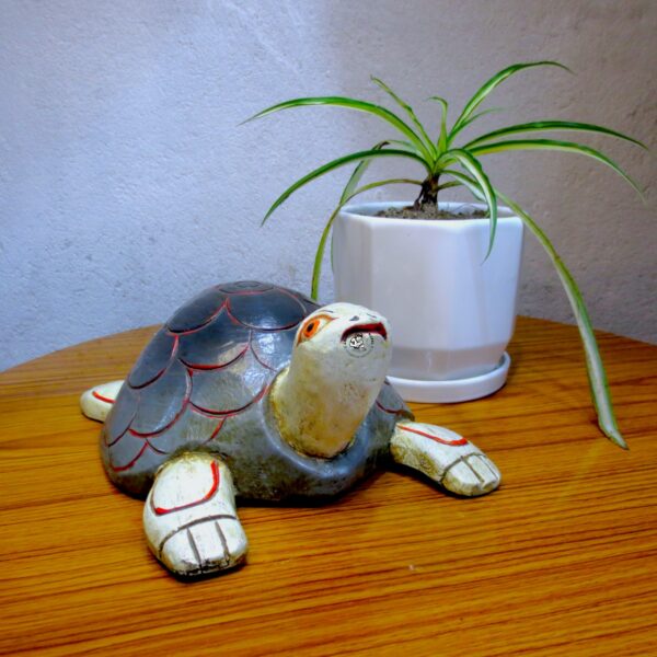 Tortoise Wooden Statue or Hanging Décor