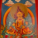 Buddhist Wealth Zambala Wooden Frame
