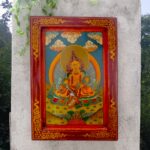 Buddhist Wealth Zambala Wooden Frame