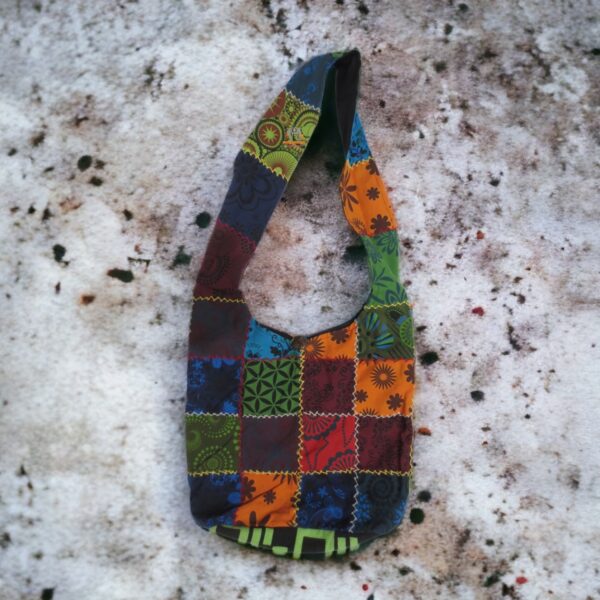 Nepali Artisanal Patchwork Hippie Cotton Shoulder Bag