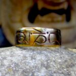 Carved Buddha Mantra Finger Ring