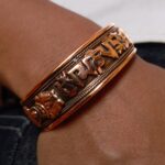 Mantra Copper Bracelet Solid Copper Buddhist Mani Bracelet