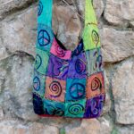Spiral Artistic Hippie Bag Spiral Artistic Cotton Hippie Shoulder Bag