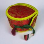 Traditional Tibetan Monk Hand Drum (Damaru)