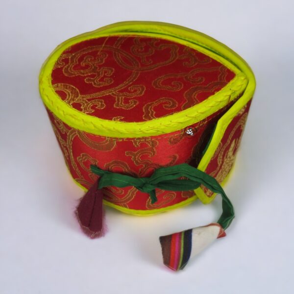 Traditional Tibetan Monk Hand Drum (Damaru)