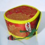 Vintage Inspired Monk Damaru Vintage Tibetan Monk Hand Drum (Damaru)