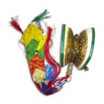 Vintage Inspired Monk Damaru Vintage Tibetan Monk Hand Drum (Damaru)