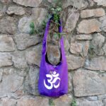 Yoga Om Hippie Bag Hindu Om Printed Hippie Shoulder Bag