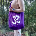 Yoga Om Hippie Bag Hindu Om Printed Hippie Shoulder Bag
