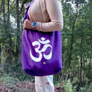 Hindu Om Printed Hippie Shoulder Bag