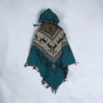 Himalayan Artistic Deer Woolen Poncho
