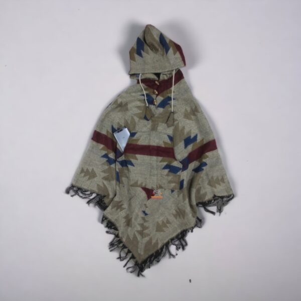 Himalayan Boho Woolen Nepali Poncho