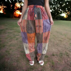Himalayan Cotton Patched Hippie Trousers
