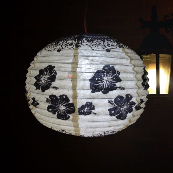 Himalayan Natural Flower Lokta Lampshade