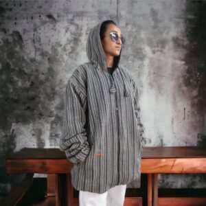 Nepali Cotton Stripe Jacket