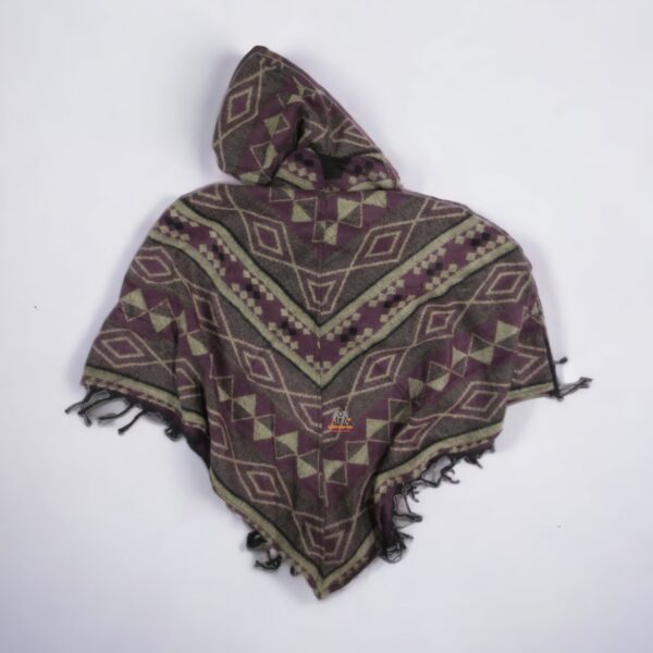 Himalayan Nepali Handmade Woolen Poncho