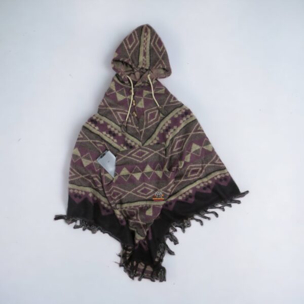 Himalayan Nepali Handmade Woolen Poncho