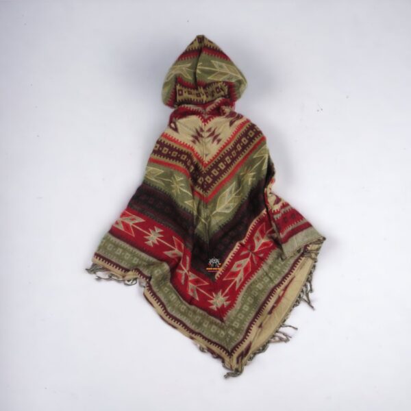 Himalayan Nepali Handmade Woolen Poncho
