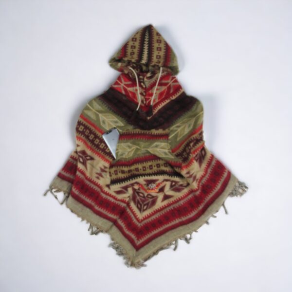 Himalayan Nepali Handmade Woolen Poncho