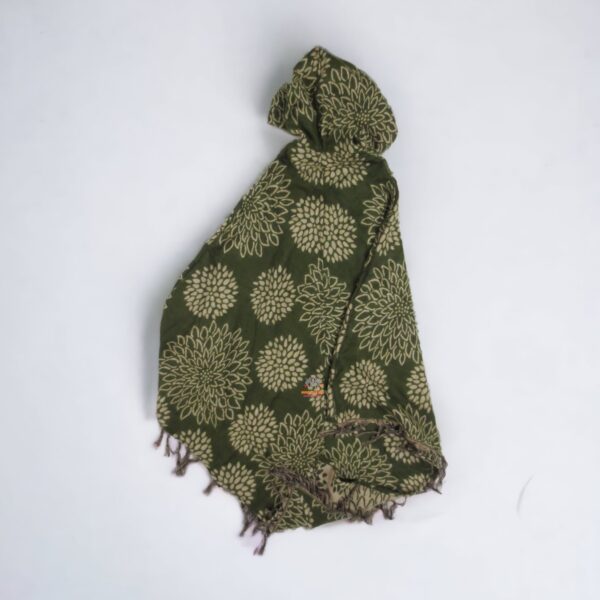 Himalayan Soft Wool Flowery Poncho