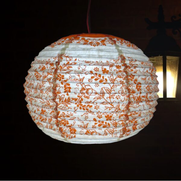 Himalayan Unique Flower Lokta Lampshade