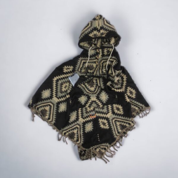 Himalayan Winter Woolen Nepali Poncho
