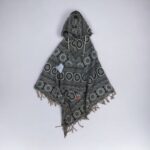 Himalayan Yoga Flower Woolen Poncho