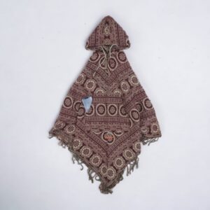 Himalayan Yoga Flower Woolen Poncho