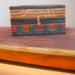 Tibetan Antiqued Bell and Dorje Altar Box