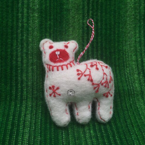 Nepali Handcrafted Polar Bear Christmas Décor