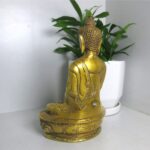Tibetan Ratnasambhava Buddha brass statue