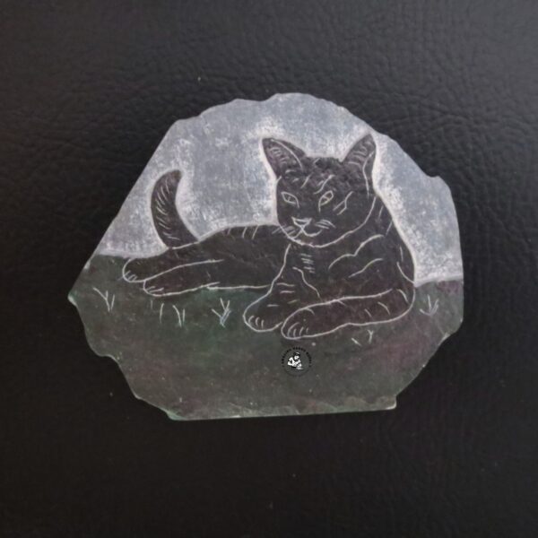 Himalayan Cat Carved Stone Magnet