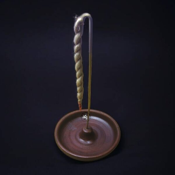 Tibetan Clay Rope Incense Holder