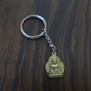 Deity Buddha Brass Keychain
