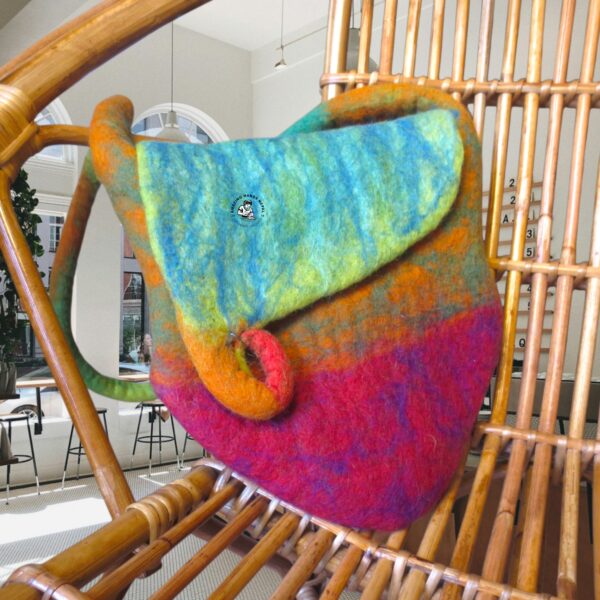 Nepali Artisanal Felt Wool Beach Bag