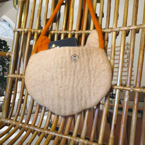 Felt Wool Cat Shoulder Bag