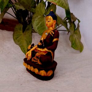 Golden Buddha Tibetan Statue