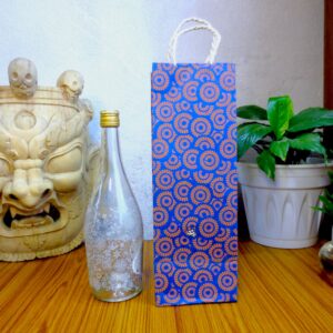 Himalayan Lokta Paper Wine Carry Bag