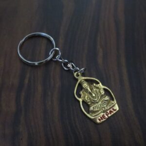Lord Ganesh Brass Keychain