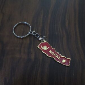 Nepal Map Key Ring