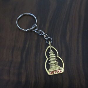 Nepal Temple Keychain