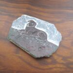 Puppy Carved Stone Magnet Dog Himalayan Stone Fridge Magnet