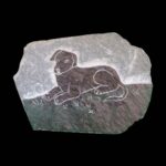 Puppy Carved Stone Magnet Dog Himalayan Stone Fridge Magnet