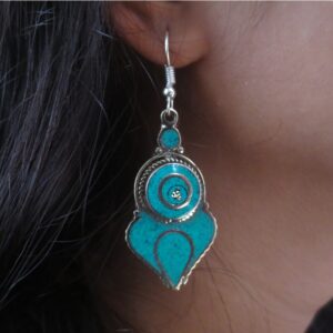 Himalayan Tibetan Turquoise Fashion Earring